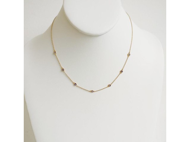 Necklace tanzanite - afbeelding 2 van  6