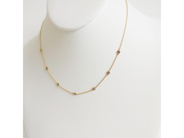 Necklace tanzanite - afbeelding 3 van  6
