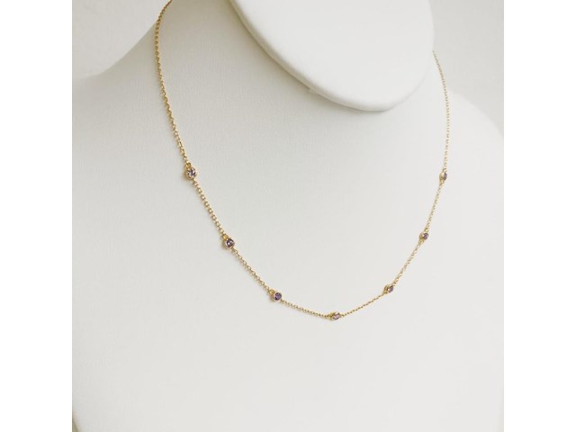 Necklace tanzanite - afbeelding 4 van  6