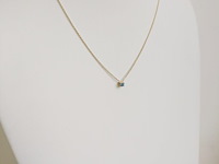 Necklace with pendant 0.17ct - afbeelding 3 van  6