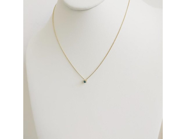 Necklace with pendant 0.17ct - afbeelding 4 van  6