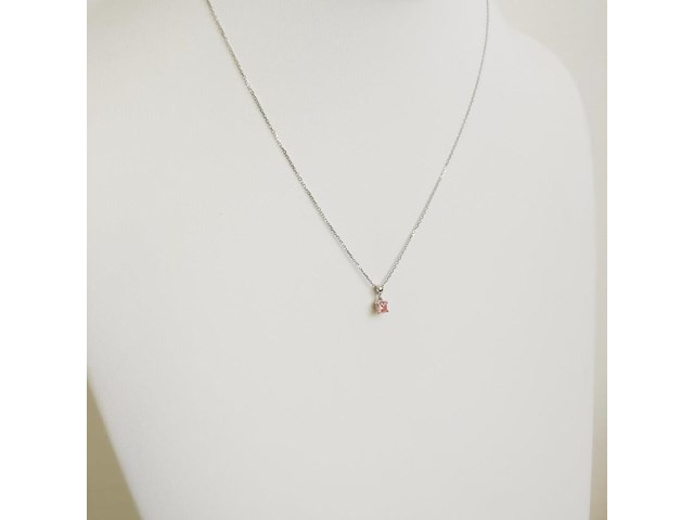 Necklace with pendant 0.19ct - afbeelding 4 van  6