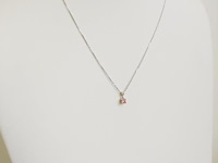 Necklace with pendant 0.19ct - afbeelding 4 van  6