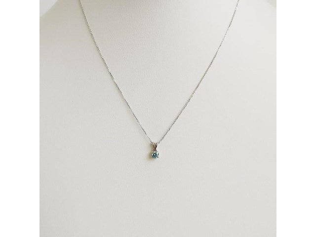 Necklace with pendant 0.31ct - afbeelding 1 van  6