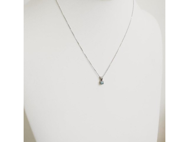 Necklace with pendant 0.31ct - afbeelding 4 van  6