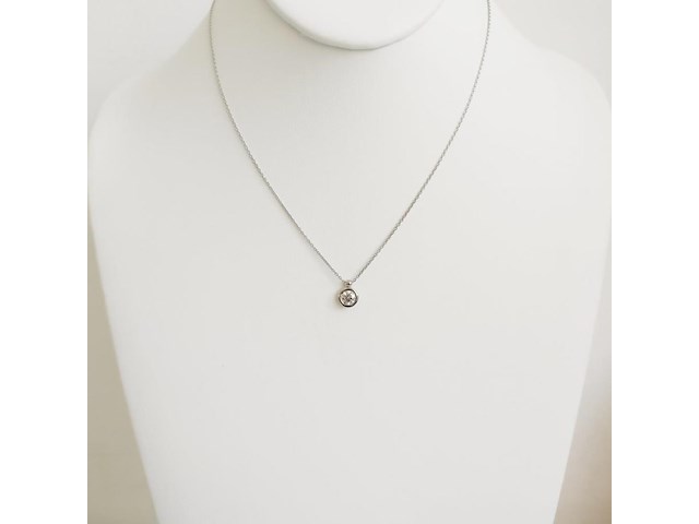 Necklace with pendant 0.51ct - afbeelding 2 van  6
