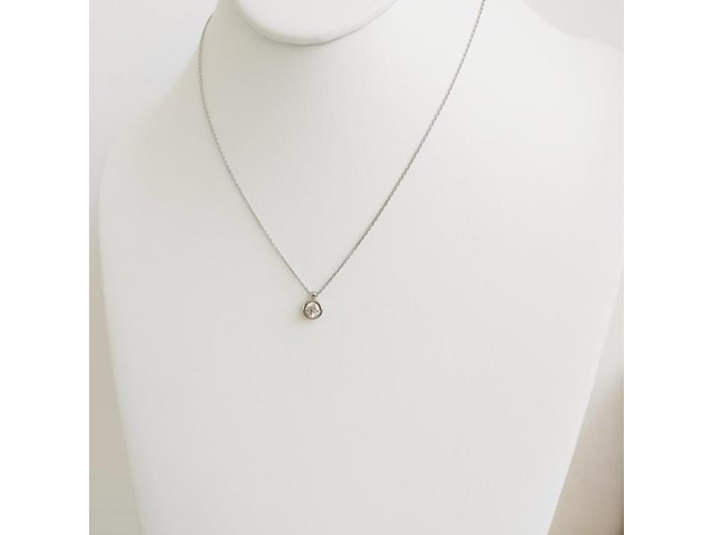 Necklace with pendant 0.51ct - afbeelding 4 van  6