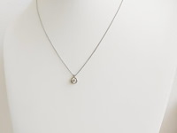 Necklace with pendant 0.51ct - afbeelding 4 van  6