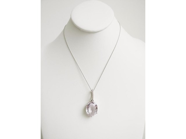 Necklace with pendant amethyst - afbeelding 2 van  7