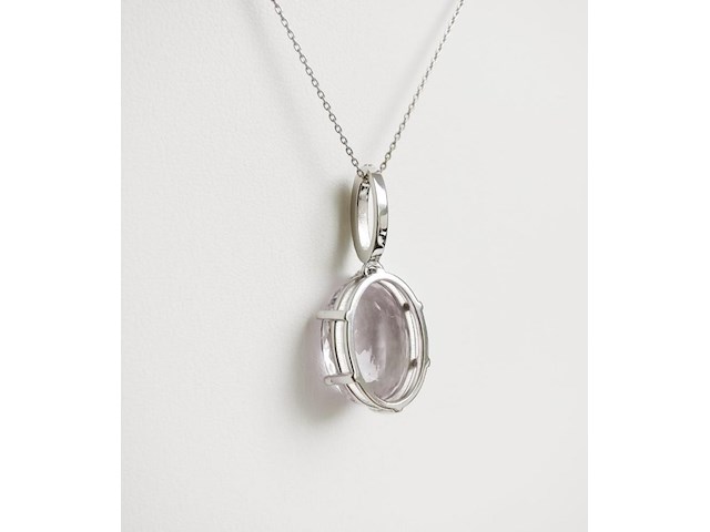 Necklace with pendant amethyst - afbeelding 6 van  7