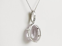 Necklace with pendant amethyst - afbeelding 6 van  7