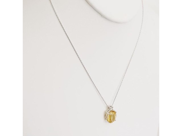 Necklace with pendant citrine - afbeelding 5 van  7