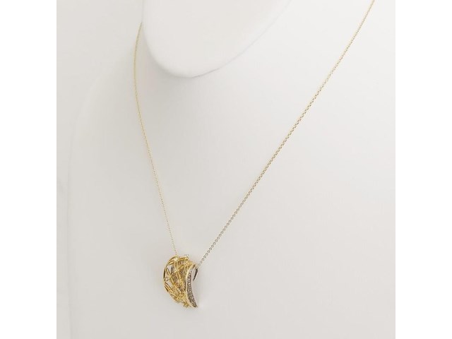 Necklace with pendant diamond - afbeelding 4 van  7