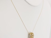 Necklace with pendant diamond - afbeelding 5 van  7
