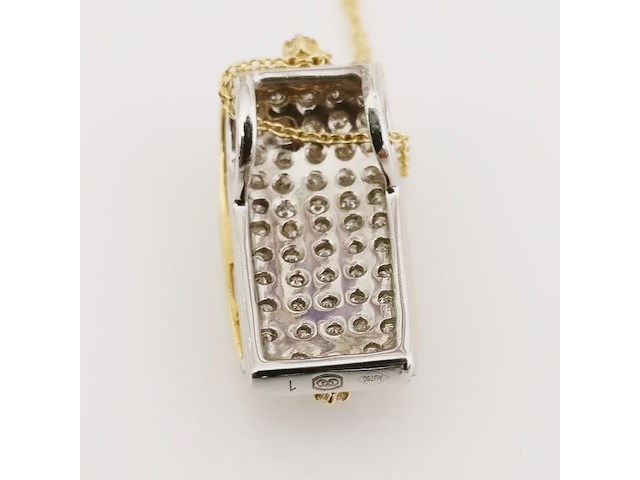 Necklace with pendant diamond - afbeelding 6 van  7