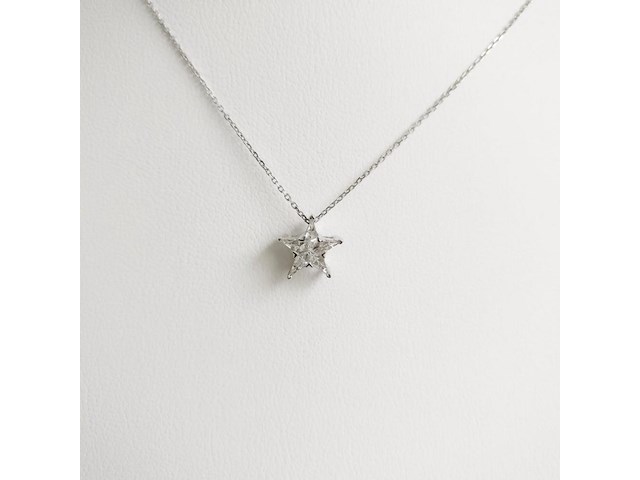 Necklace with pendant diamond - afbeelding 1 van  7