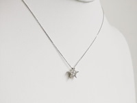 Necklace with pendant diamond - afbeelding 3 van  7