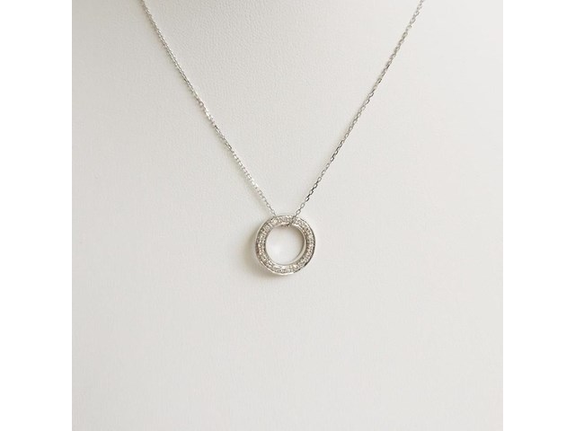 Necklace with pendant diamond - afbeelding 1 van  6