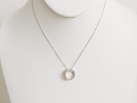 Necklace with pendant diamond - afbeelding 2 van  6