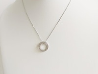Necklace with pendant diamond - afbeelding 3 van  6