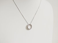 Necklace with pendant diamond - afbeelding 4 van  6
