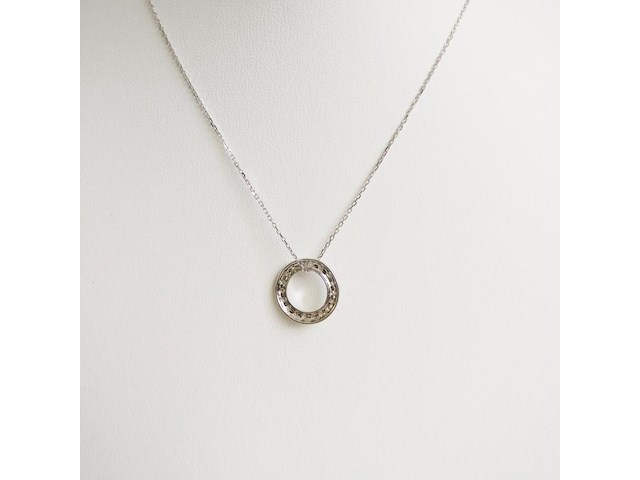 Necklace with pendant diamond - afbeelding 5 van  6