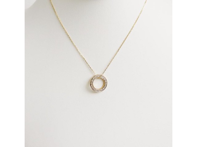 Necklace with pendant diamond - afbeelding 1 van  6
