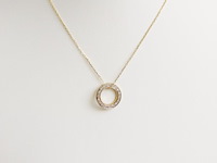 Necklace with pendant diamond - afbeelding 1 van  6