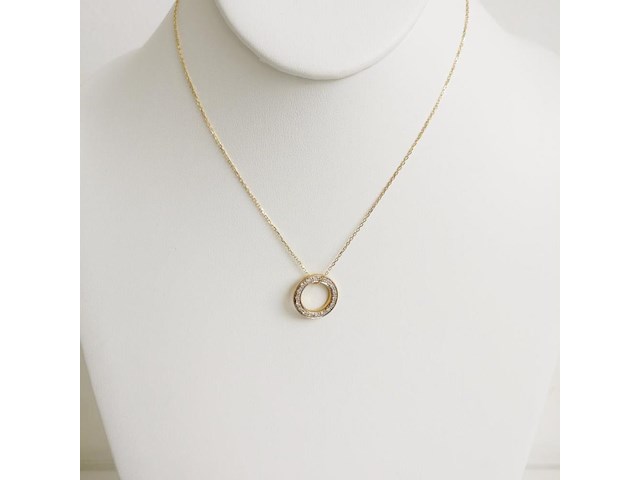 Necklace with pendant diamond - afbeelding 2 van  6