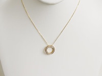 Necklace with pendant diamond - afbeelding 2 van  6