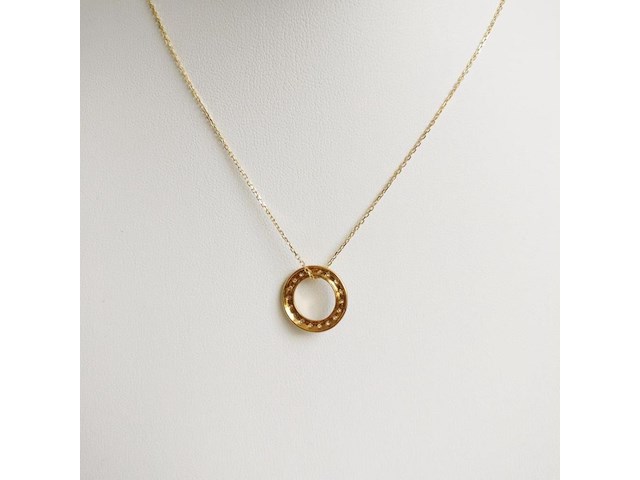 Necklace with pendant diamond - afbeelding 5 van  6