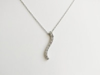 Necklace with pendant diamond - afbeelding 1 van  6