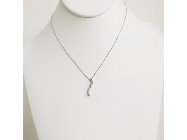 Necklace with pendant diamond - afbeelding 2 van  6