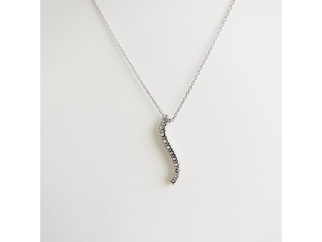 Necklace with pendant diamond - afbeelding 5 van  6