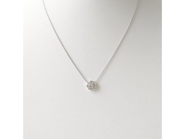 Necklace with pendant diamond - afbeelding 1 van  6