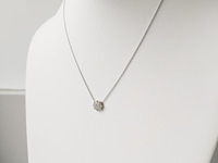 Necklace with pendant diamond - afbeelding 3 van  6