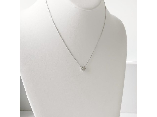 Necklace with pendant diamond - afbeelding 4 van  6