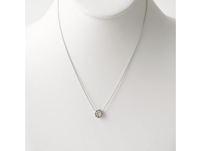 Necklace with pendant diamond - afbeelding 5 van  6