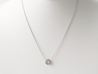 Necklace with pendant diamond - afbeelding 5 van  6