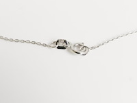 Necklace with pendant emerald - afbeelding 6 van  7
