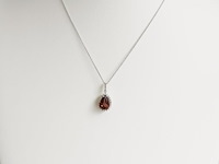 Necklace with pendant rubellite - afbeelding 2 van  6