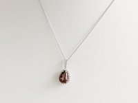 Necklace with pendant rubellite - afbeelding 4 van  6