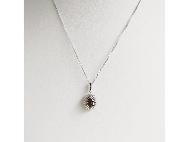 Necklace with pendant rubellite - afbeelding 5 van  6