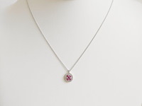 Necklace with pendant ruby - afbeelding 2 van  6