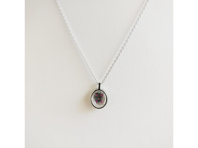 Necklace with pendant ruby - afbeelding 5 van  6