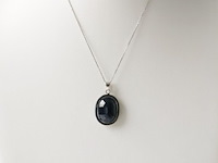 Necklace with pendant sapphire - afbeelding 5 van  7