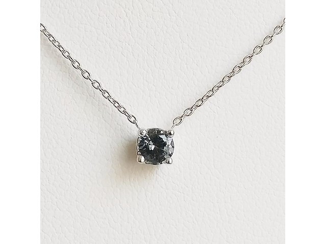 Necklace with pendant sapphire - afbeelding 1 van  6
