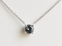 Necklace with pendant sapphire - afbeelding 1 van  6