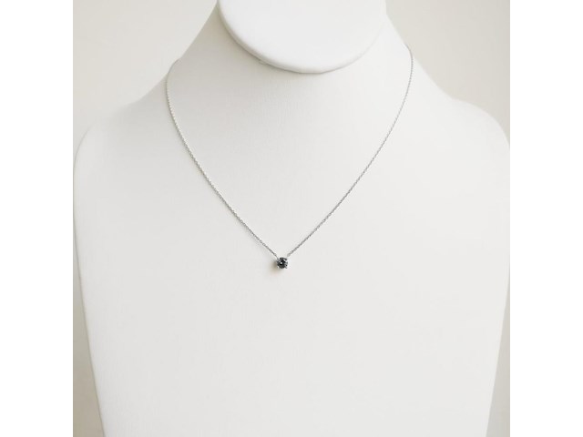 Necklace with pendant sapphire - afbeelding 2 van  6