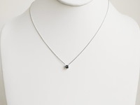Necklace with pendant sapphire - afbeelding 2 van  6